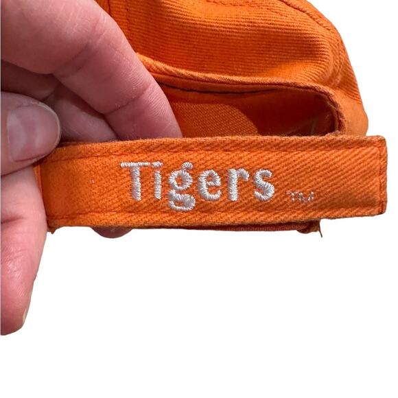 Clemson Tigers Orange Adjustable Back and Embroidered Logos NCAA Hat/Cap - Picture 3 of 7